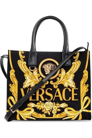 VERSACE Dames, Tassen, Zwart, Maat: ONE Size Leer