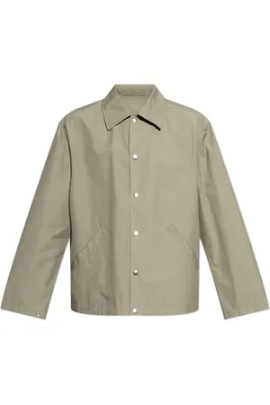 Jil Sander Heren, Jassen, Groen, Maat: M Katoen