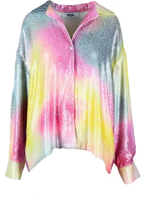 Msgm Dames, Blouses & Shirts, Veelkleurig, Maat: XS Poliester