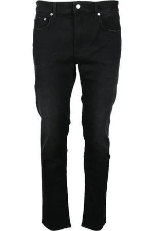 DEPARTMENT FIVE Heren, Jeans, Zwart, Maat: W34 Katoen