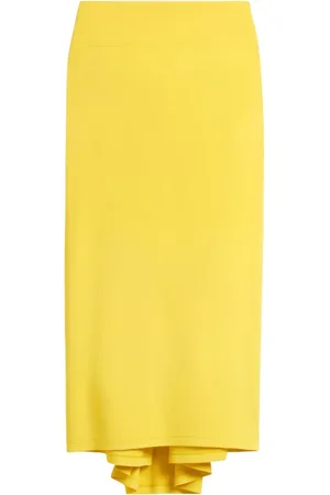 Jacquemus Dames, Rokken, Geel, Maat: S Viscose