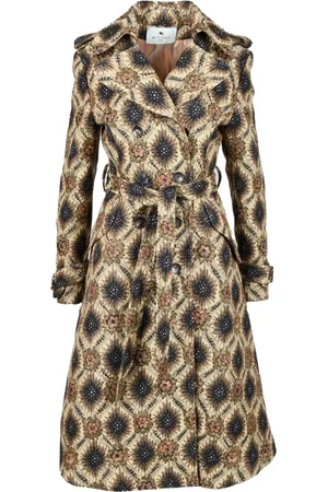 Etro Dames, Mantels, Veelkleurig, Maat: XL Katoen