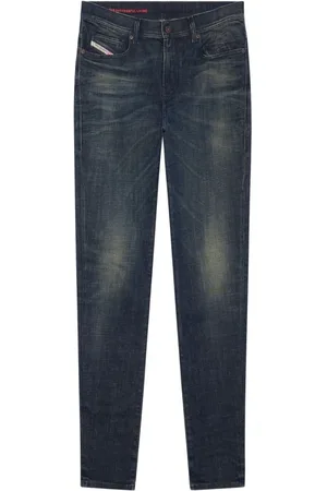 Diesel Heren, Jeans, Blauw, Maat: W29 L32 Katoen