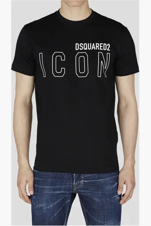Dsquared2 Heren, Tops, Zwart, Maat: 2XL Katoen