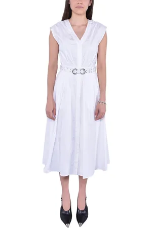 Michael Kors Dames, Jurken, Wit, Maat: M Katoen