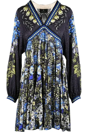 Etro Dames, Jurken, Veelkleurig, Maat: 2XS Zijde