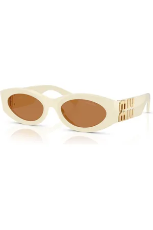 Miu Miu Dames, Accessoires, Wit, Maat: 54 MM