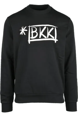 Bikkembergs Heren, Sweatshirts & Hoodies, Zwart, Maat: S Katoen
