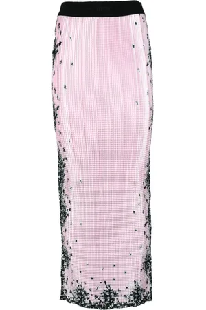 Msgm Dames, Rokken, Roze, Maat: XS Poliester