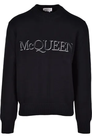 Alexander McQueen Heren, Truien, Zwart, Maat: S Wol