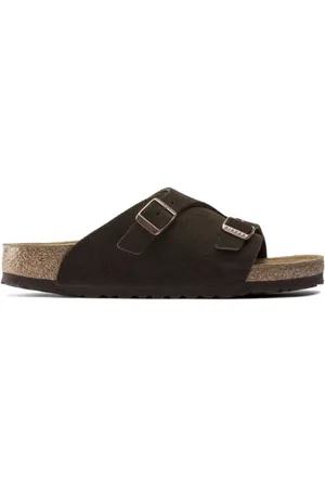 Birkenstock Heren, Schoenen, Bruin, Maat: 44 EU Suède