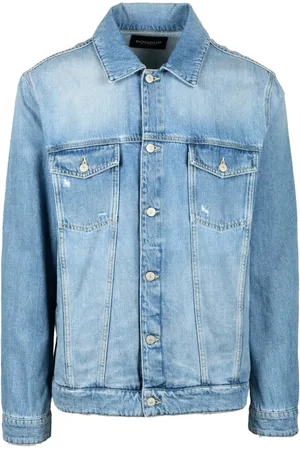Dondup Heren, Jassen, Blauw, Maat: XL Katoen