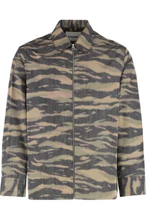 Jil Sander Heren, Jassen, Veelkleurig, Maat: L Zijde