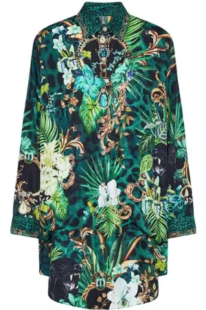 Camilla Dames, Blouses & Shirts, Veelkleurig, Maat: XS Zijde