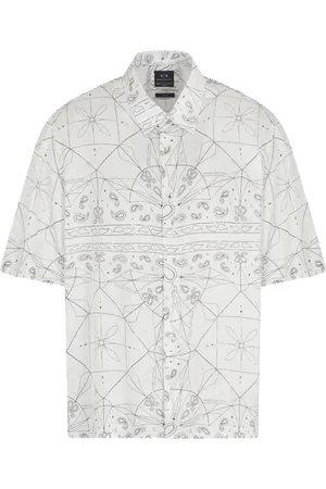 Armani Exchange Heren, Overhemden, Wit, Maat: S Viscose