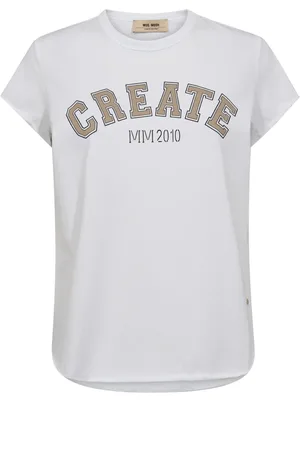 Mos Mosh Dames, Tops, Wit, Maat: S Katoen