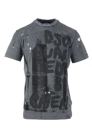Dsquared2 Heren, Tops, Grijs, Maat: XL Katoen
