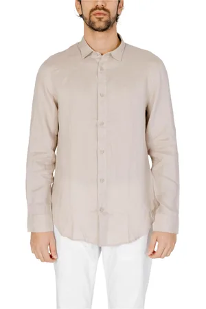 Armani Exchange Heren, Overhemden, , Maat: S Linnen