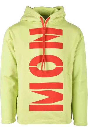 Moncler Heren, Sweatshirts & Hoodies, Groen, Maat: S Katoen