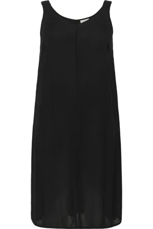 Kaffe Dames, Jurken, Zwart, Maat: 3XL Viscose