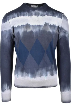 BALLANTYNE Heren, Truien, Blauw, Maat: XL Katoen