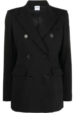 Aspesi Dames, Jassen, Zwart, Maat: 2XS