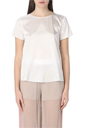 Giorgio Armani Dames, Blouses & Shirts, Wit, Maat: M