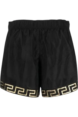 VERSACE Heren, Korte broeken, Zwart, Maat: L