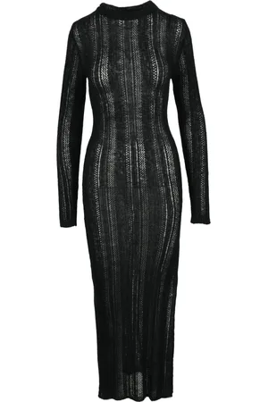 Pinko Dames, Jurken, Zwart, Maat: XS Wol