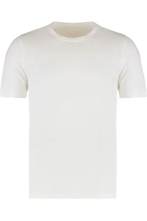 120% Lino Heren, Tops, Wit, Maat: L Katoen