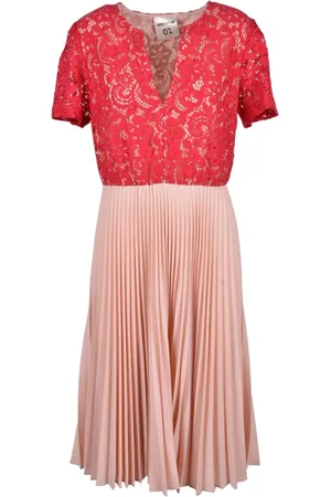 SEMICOUTURE Dames, Jurken, Rood, Maat: S Katoen