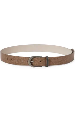 Brunello Cucinelli Dames, Accessoires, Bruin, Maat: XS Leer