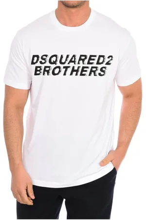 Dsquared2 Heren, Tops, Wit, Maat: XL Katoen