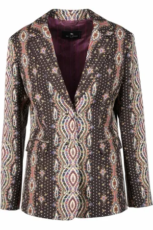 Etro Dames, Jassen, Veelkleurig, Maat: M Wol
