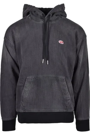 Diesel Heren, Sweatshirts & Hoodies, Zwart, Maat: XL Katoen