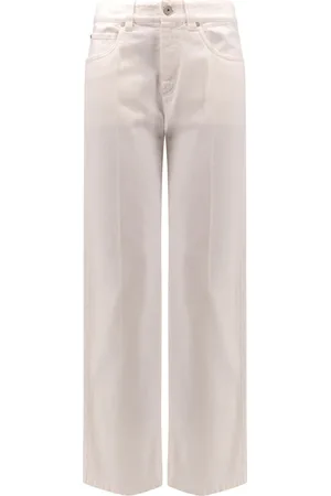 Brunello Cucinelli Dames, Jeans, Wit, Maat: M Katoen