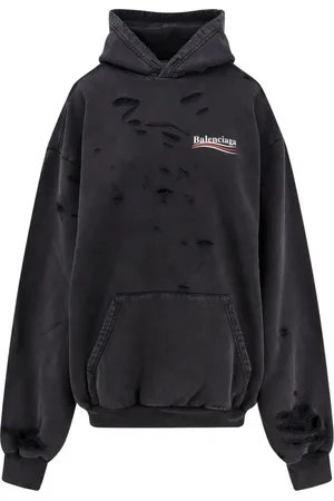 Balenciaga Dames, Sweatshirts & Hoodies, Zwart, Maat: M Katoen