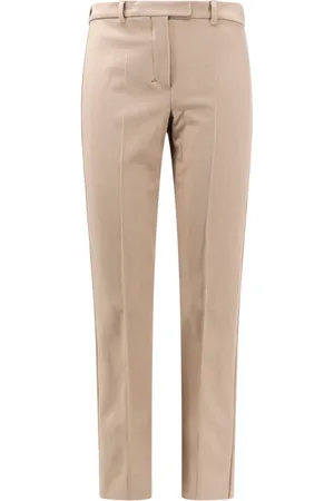 Max Mara Dames, Broeken, , Maat: L Katoen
