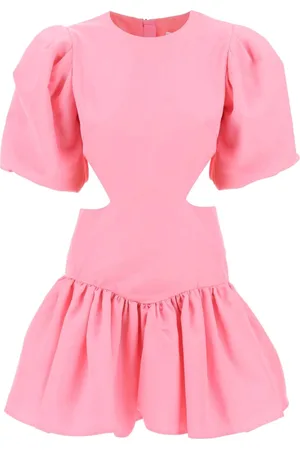 Msgm Dames, Jurken, Roze, Maat: M Linnen
