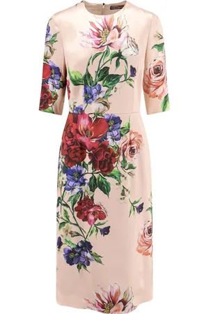 Dolce & Gabbana Dames, Jurken, Roze, Maat: M Viscose