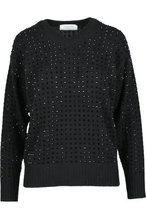 Sportmax Dames, Truien, Zwart, Maat: S Wol