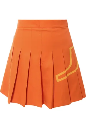 J Lindeberg Dames, Rokken, Oranje, Maat: S Poliester