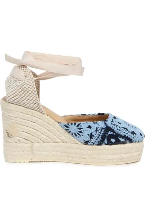 MANEBI Dames, Schoenen, Blauw, Maat: 39 EU Katoen