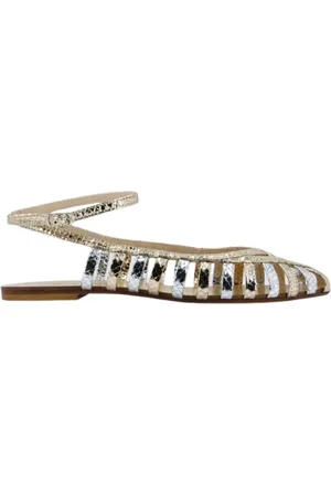 ANNA F. Dames, Schoenen, Geel, Maat: 38 EU Leer