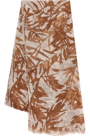 Brunello Cucinelli Dames, Accessoires, Bruin, Maat: ONE Size Linnen