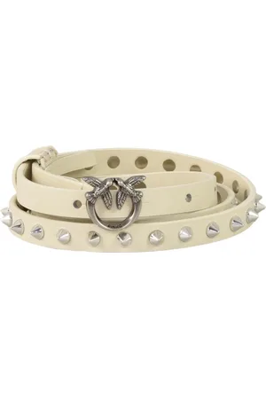 Pinko Dames, Accessoires, Wit, Maat: L Leer