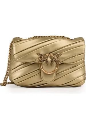 Pinko Dames, Tassen, Geel, Maat: ONE Size Suède