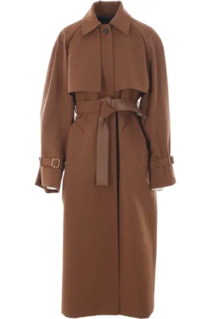 Max Mara Dames, Mantels, Bruin, Maat: XS Wol