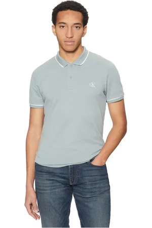 Calvin Klein Heren, Tops, Blauw, Maat: XL Katoen