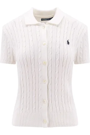 Ralph Lauren Dames, Truien, Wit, Maat: M Katoen